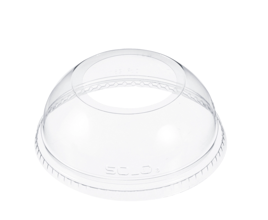 Tapa domo transparente con orificio de 1.9" (4.82 cm)