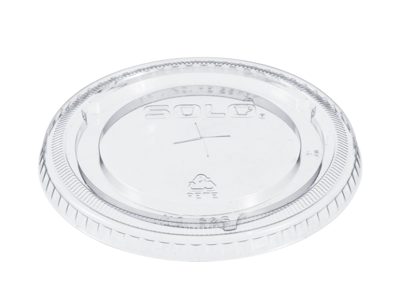 Tapa transparentes con Ranura para Popote