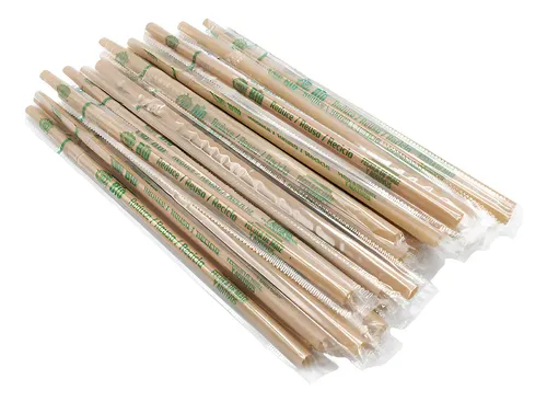 Popote biodegradable estuchado 21 cm