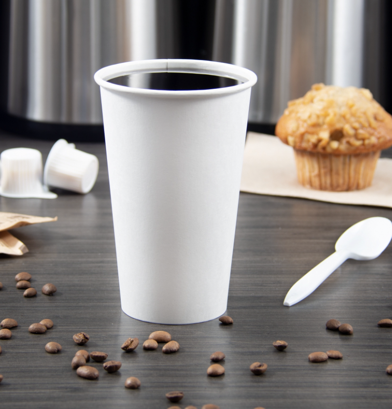 Vaso de Papel para Bebidas Calientes de 16 oz 