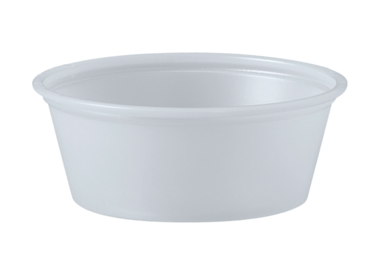 Soufflé de Plástico PS de 1.5 fl oz - Translúcido
