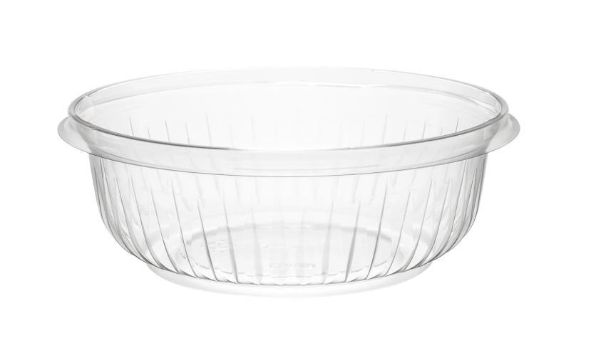 Tazón de plástico PET transparente de 12 oz