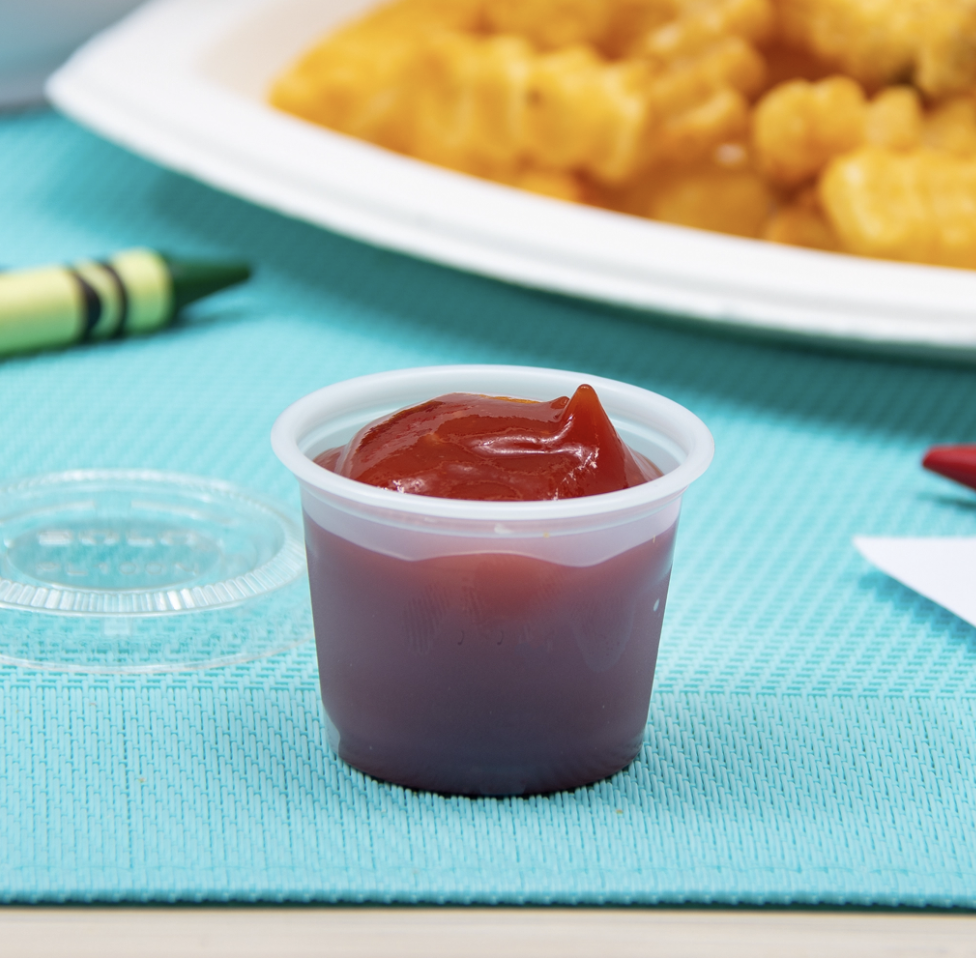 Soufflé de Plástico PS de 1 fl oz - Translúcido