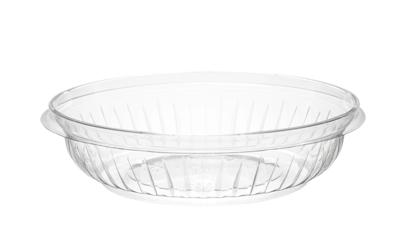 Tazón de plástico PET transparente de 8 oz