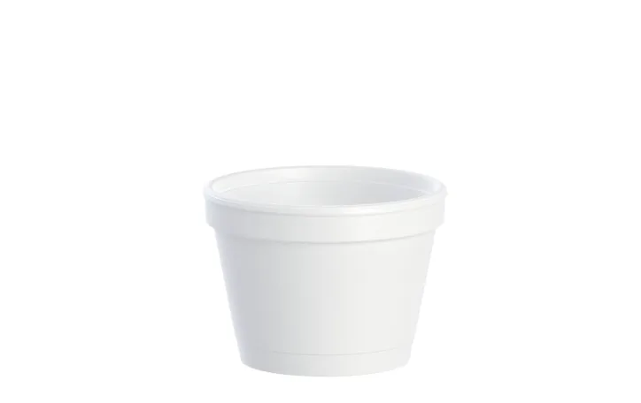 Contenedor térmico de foam blanco de 4 oz.
