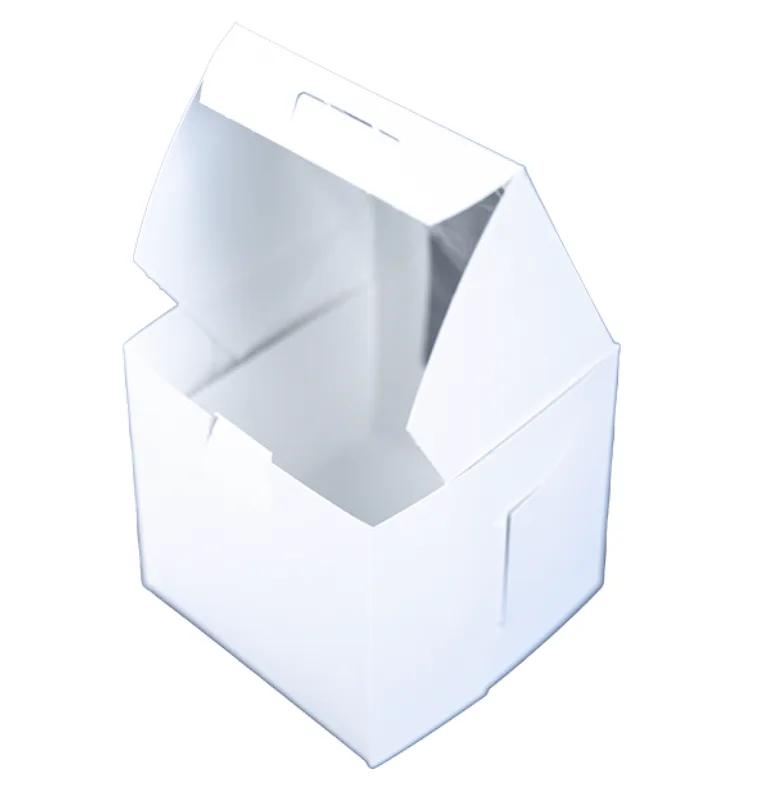 Caja para Panadería con Ventana 4X4X4"