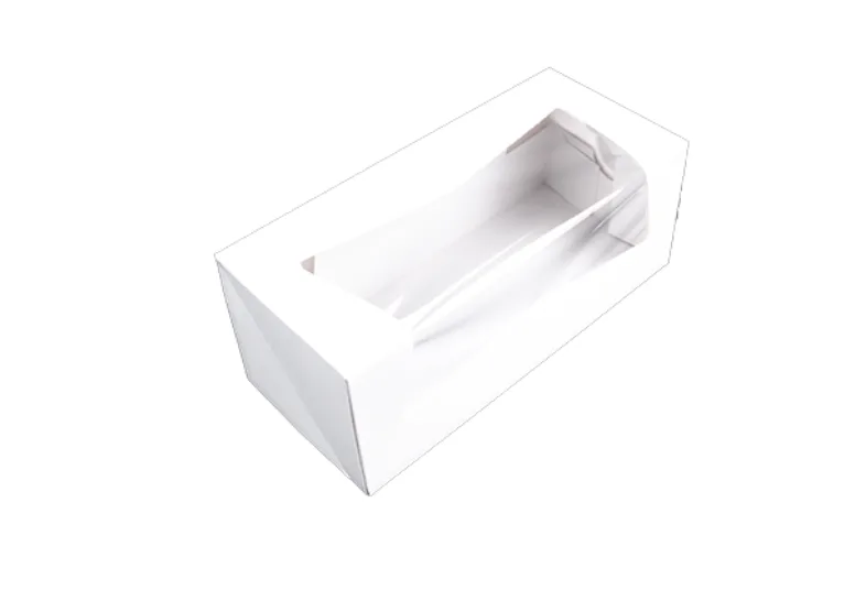 Caja para Panadería con Ventana 9x4x3 1/2"
