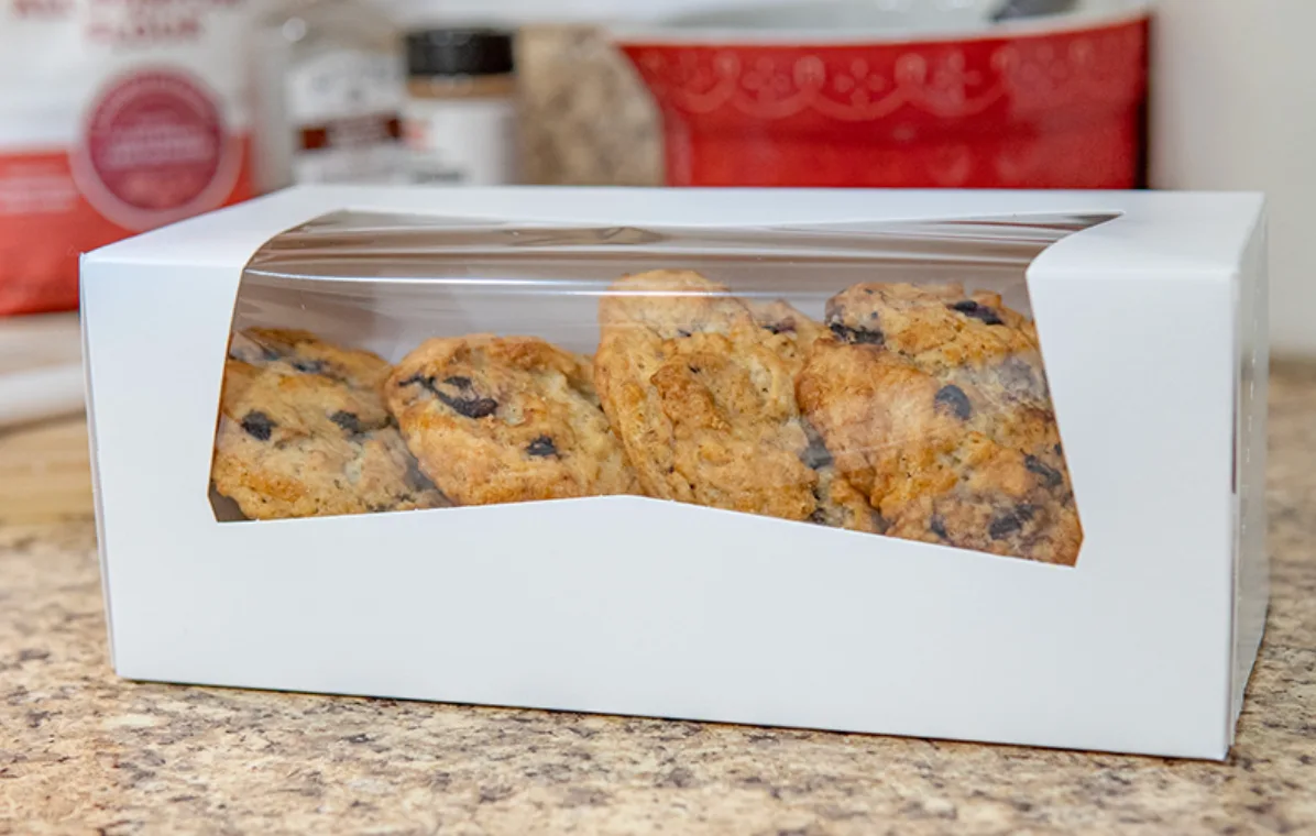 Caja para Panadería con Ventana 9x4x3 1/2"