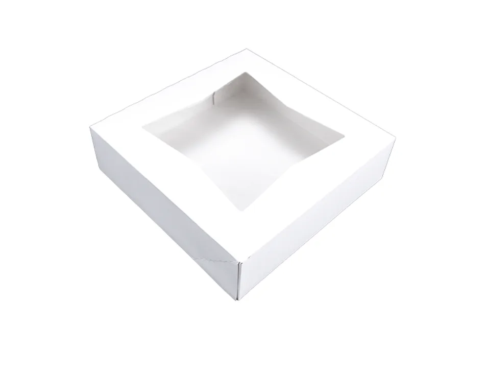 Caja para Panadería con Ventana 9X9X2.5"