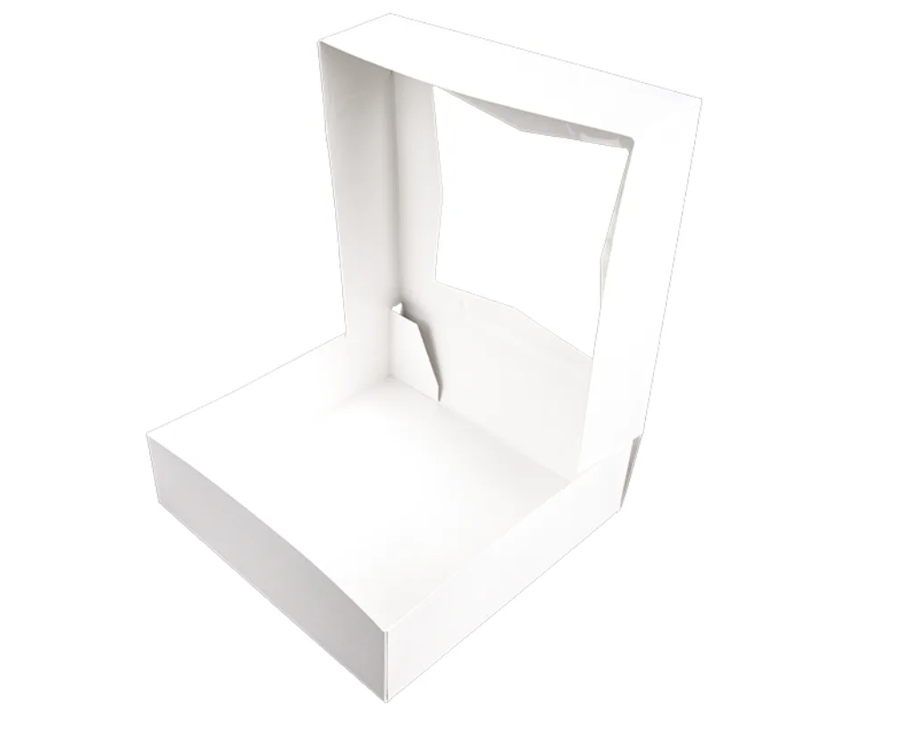 Caja para Panadería con Ventana 9X9X2.5"