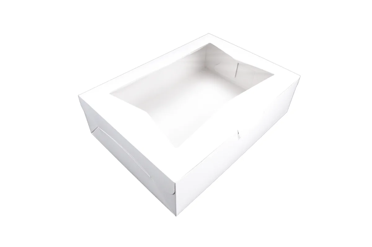 Caja para Panadería con Ventana 14X10X4