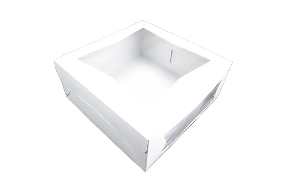Caja para Panadería con Ventana 12X12X5