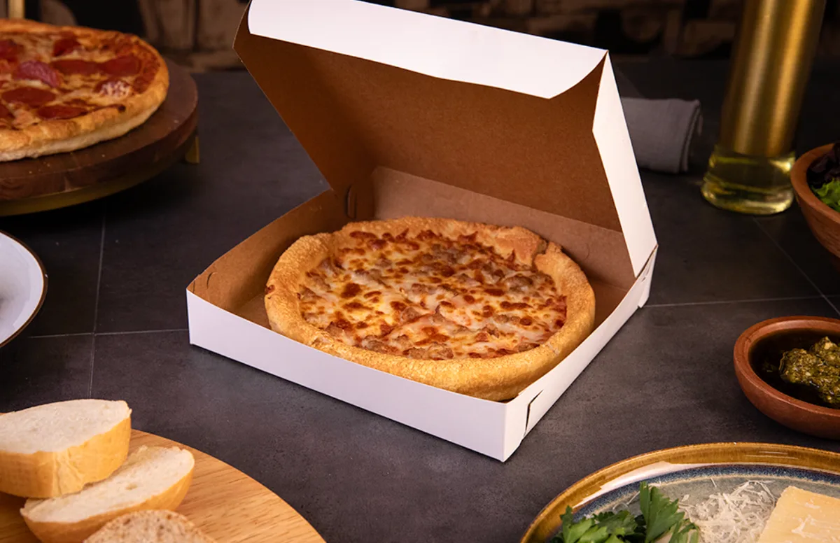 Caja para Pizza de Cartón 8″ × 8″