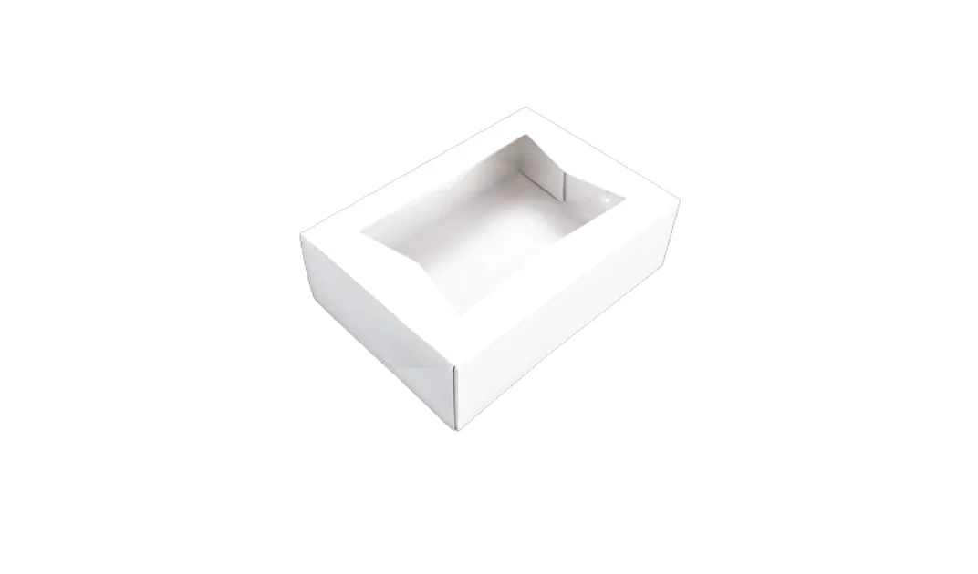 Caja para Panadería con Ventana 8X5-3/4X2-1/2"