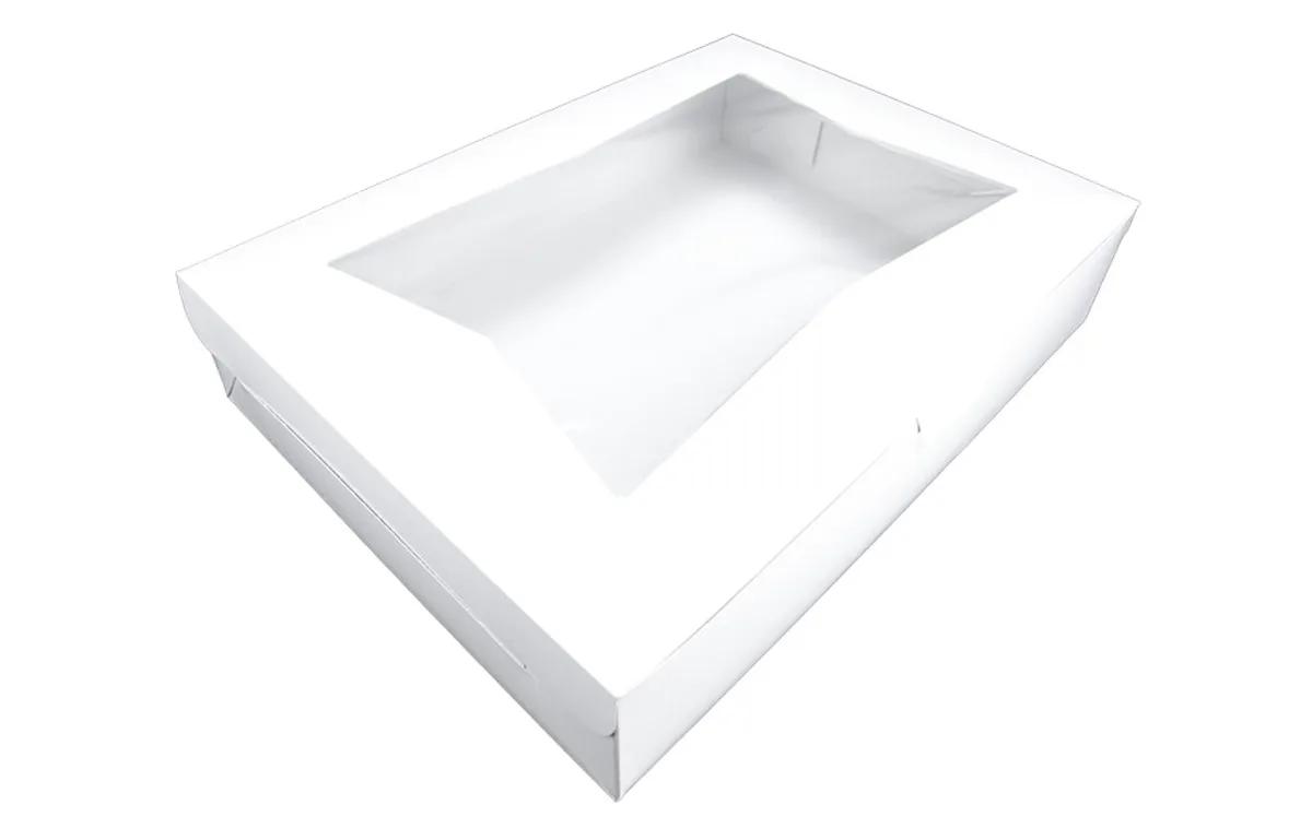Caja para Panadería con Ventana 19x14x4"