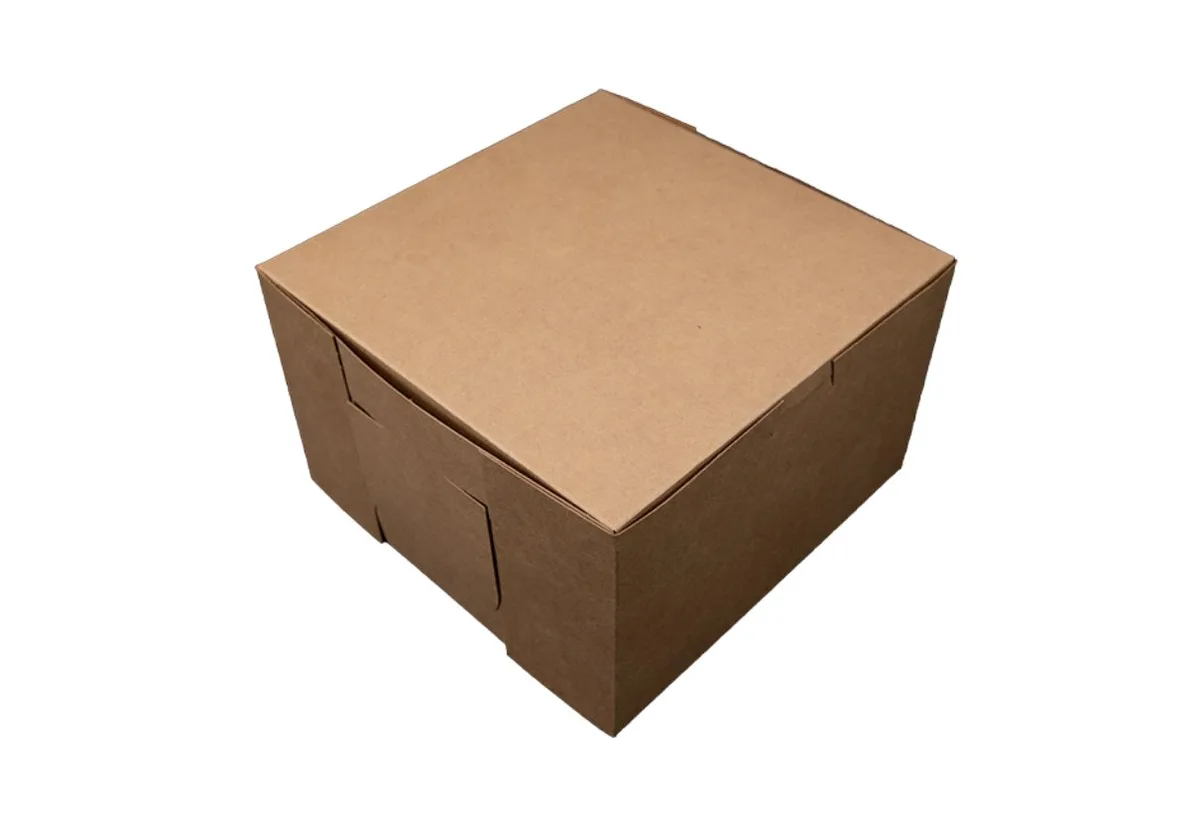 Caja Premium Kraft Natural para Panadería