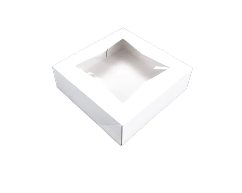Caja para Panadería con Ventana 8X8X2-1/2"