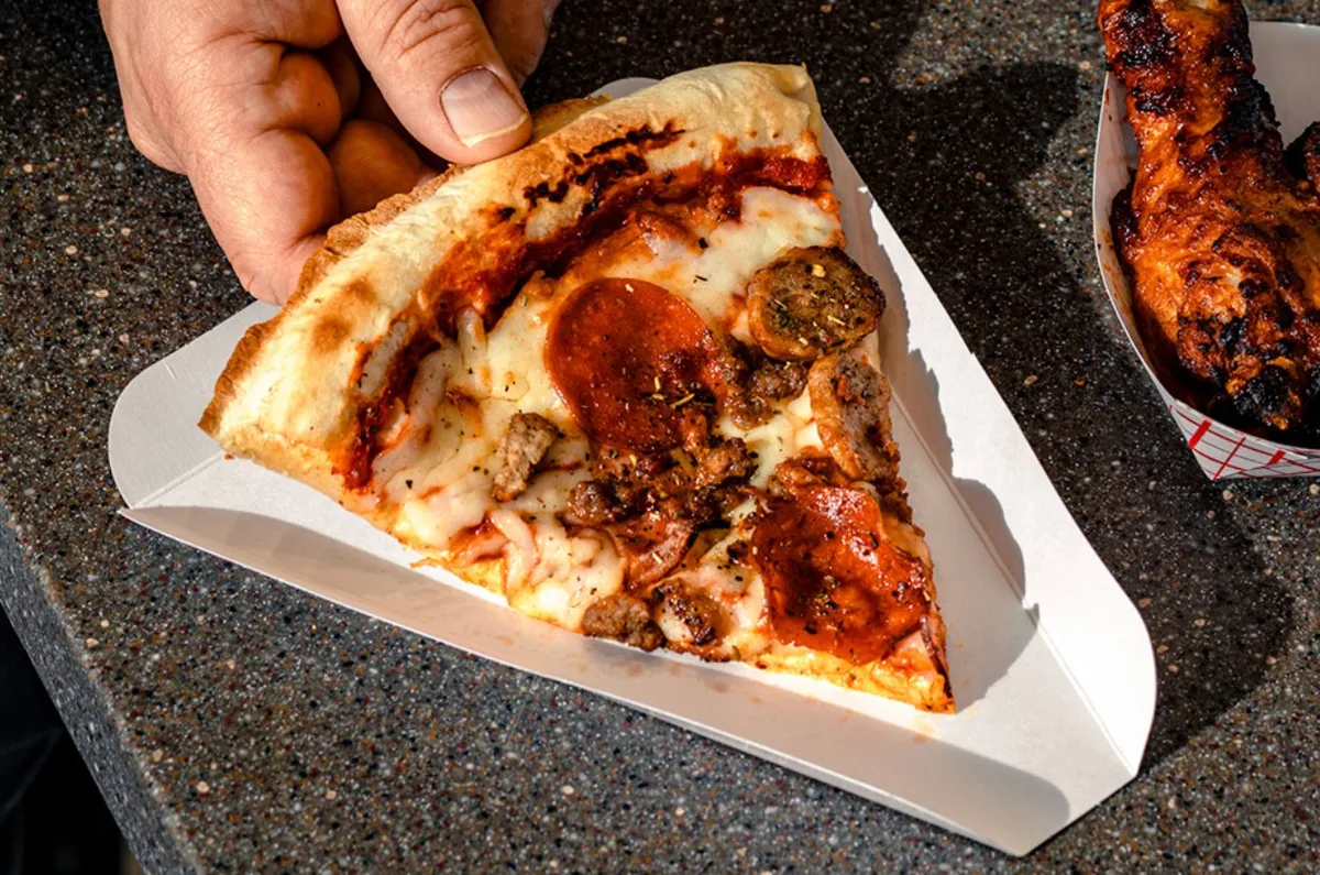 Charola Triangular para Rebanada de Pizza