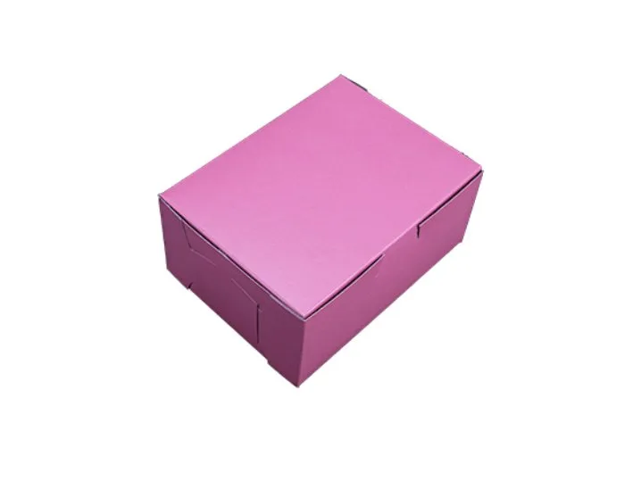 Caja Rosa para Panadería 6x4-1/2x2-3/4"