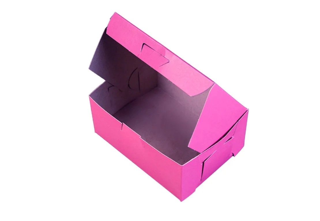Caja Rosa para Panadería  6x4-1/2x2-3/4"