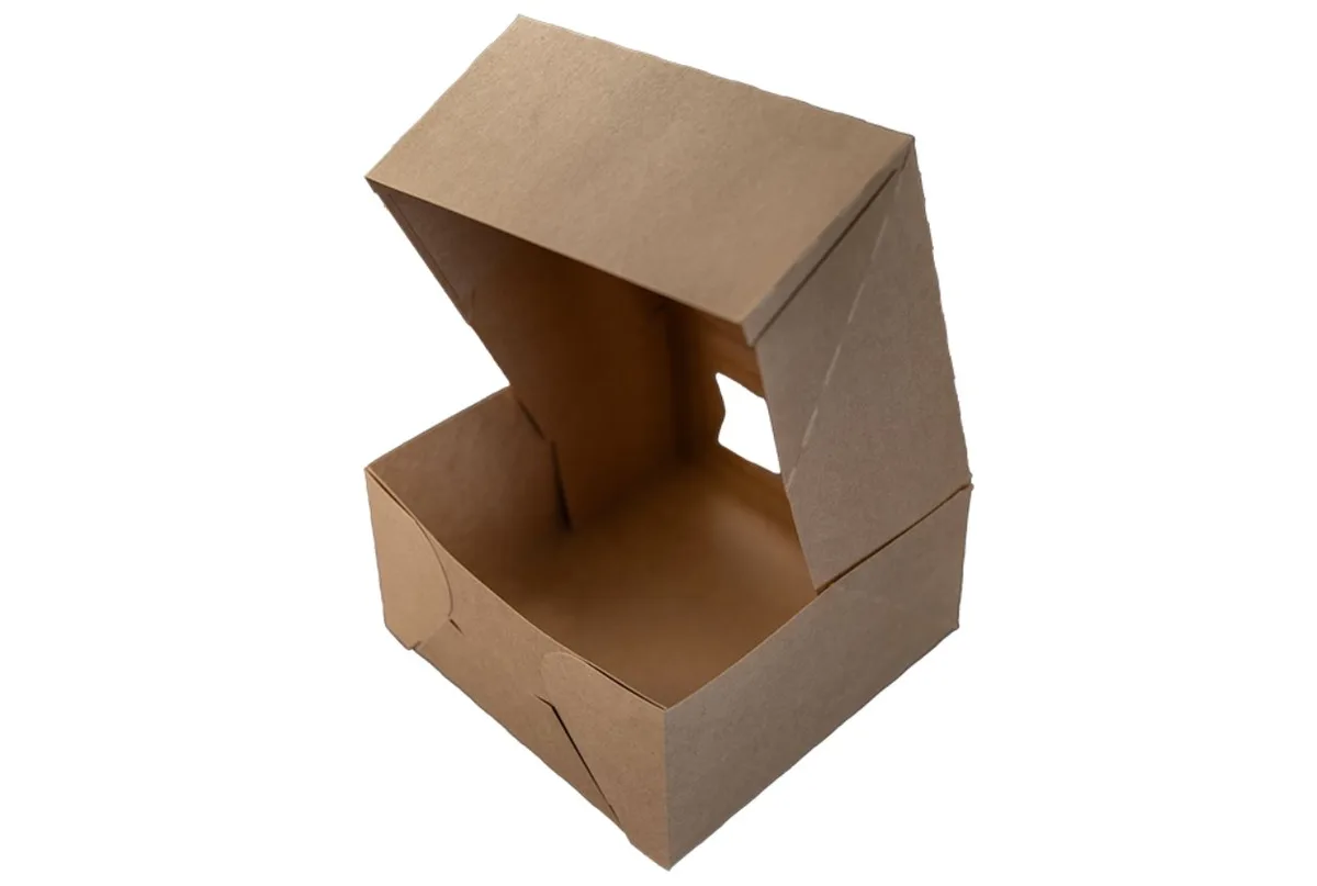 Caja para Panadería con Ventana  8X8X4"