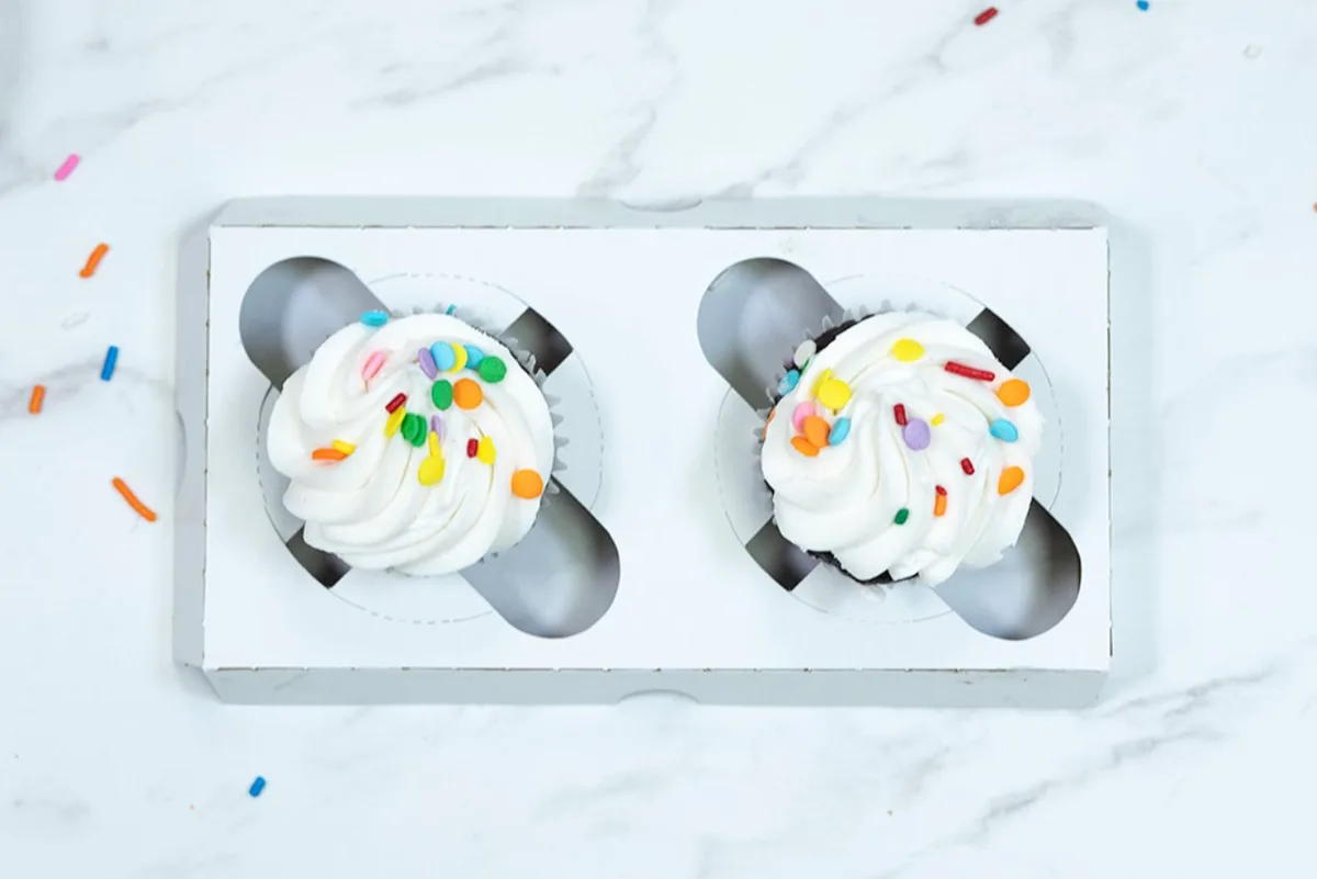 Inserto para 2 Cupcakes