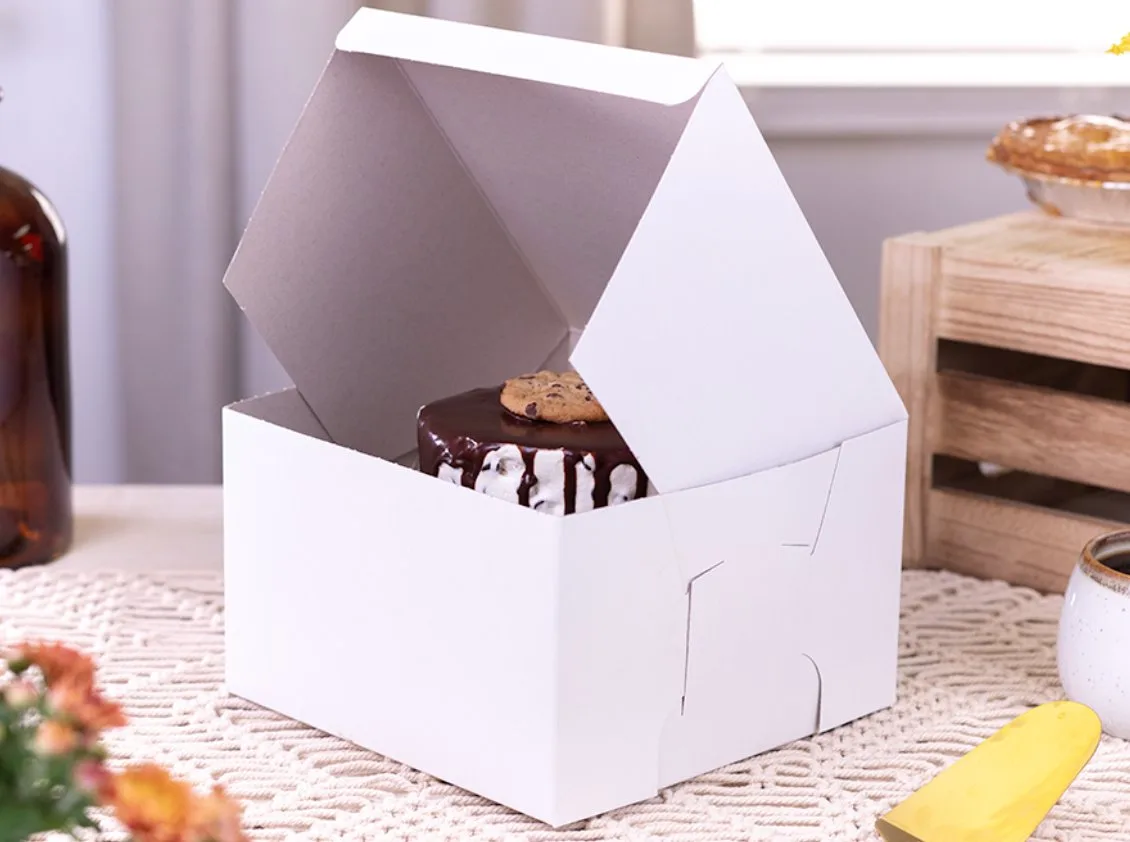 Caja para Panadería sin Ventana  8X8X5"