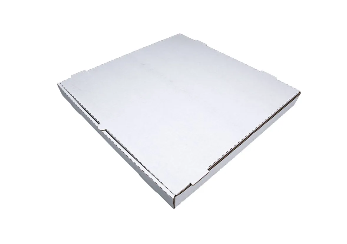 Caja Corrugada Blanca para Pizza 18″ x 18″
