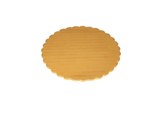 Círculo Dorado para Pastel 6"
