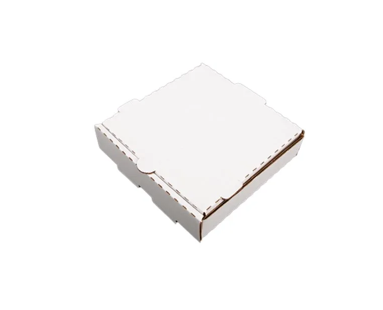 Caja Corrugada Blanca para Pizza 7″ x 7″