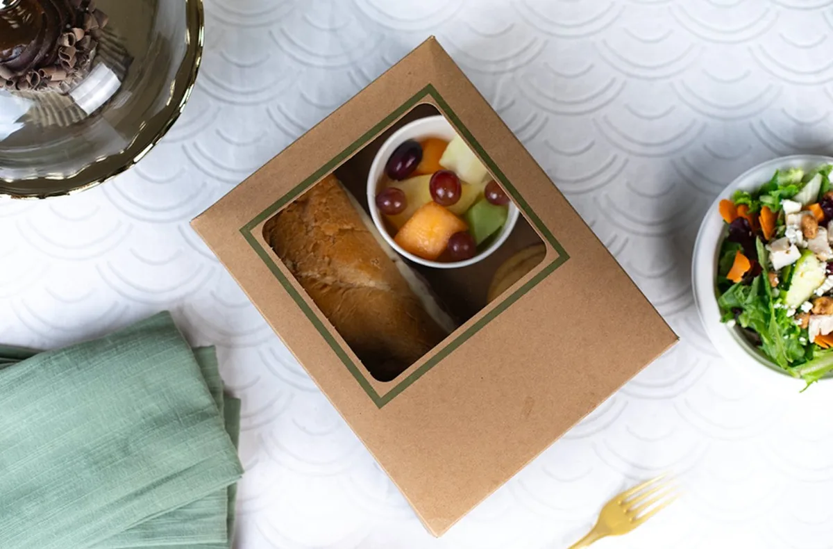 Caja Automática para Lunch FiberPac® con Ventana