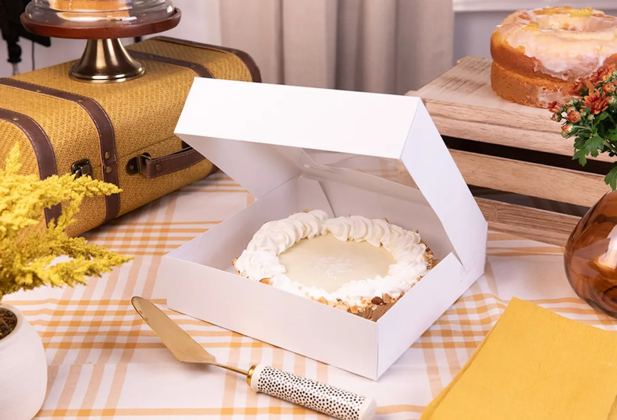 Caja para Panadería con Ventana 10X10X2.5"