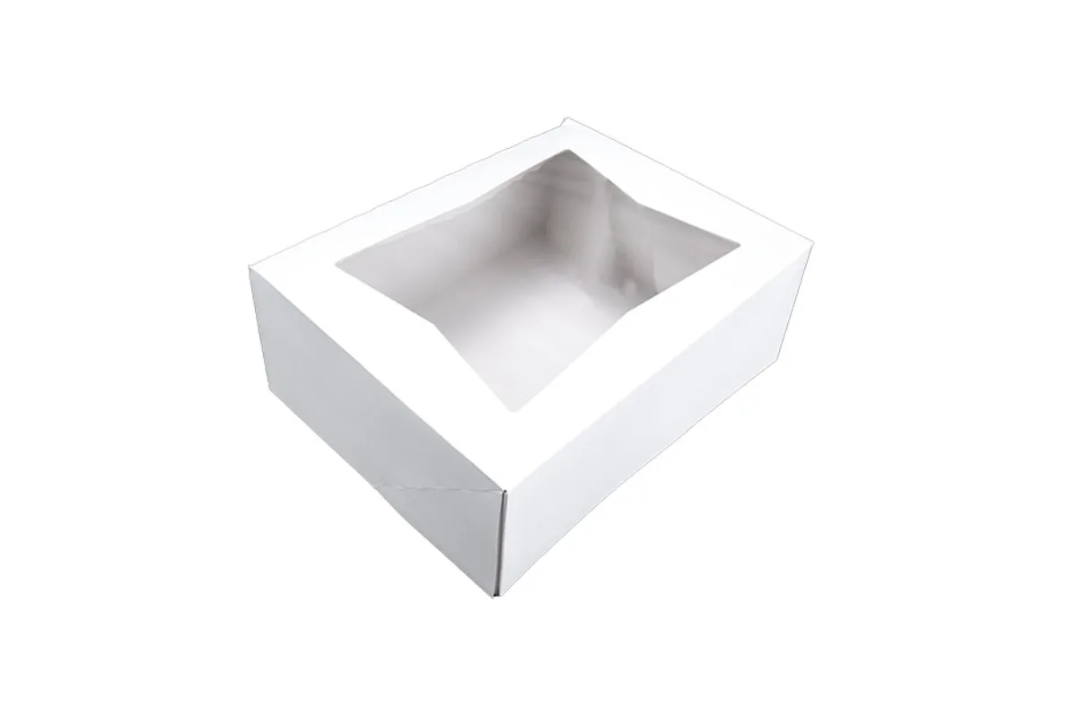 Caja para Panadería con Ventana 10-1/4x8x4"
