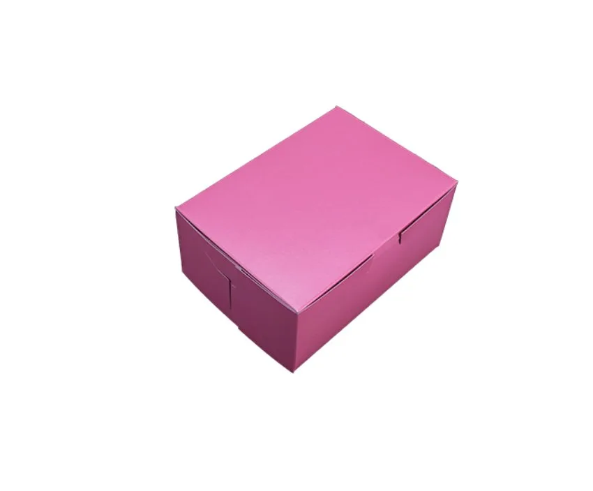 Caja Rosa para Panadería 7X5X3X"