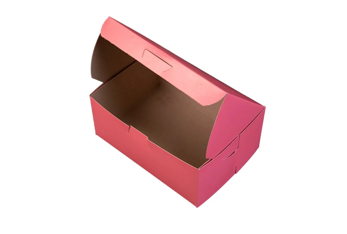 Caja Rosa para Panadería 7X5X3X"