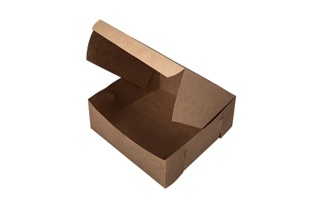Caja Premium Kraft para Panadería  8x8x3"