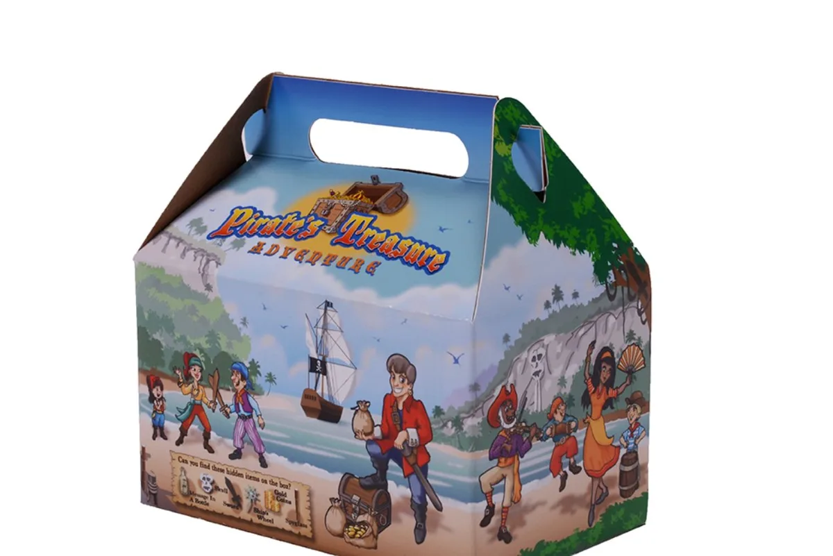 Caja Infantil Pirata para Alimentos