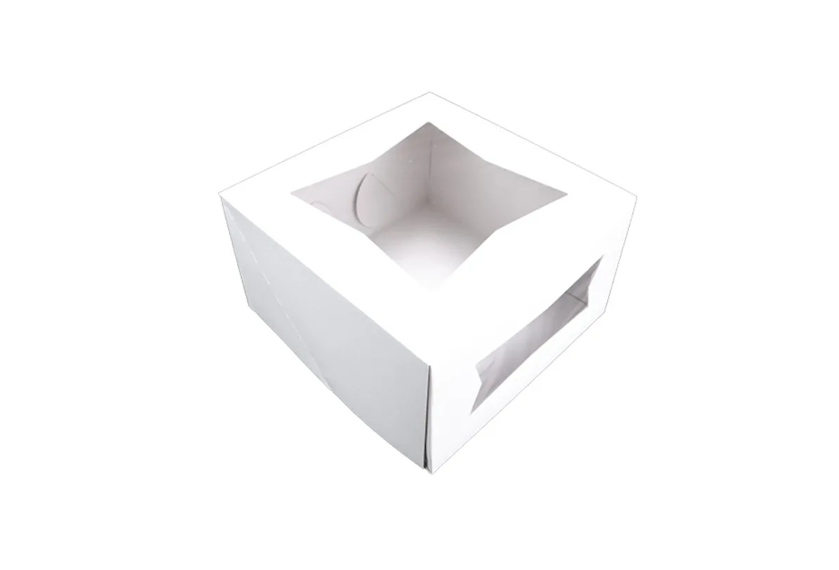 Caja para Panadería con Ventana 9X9X5"