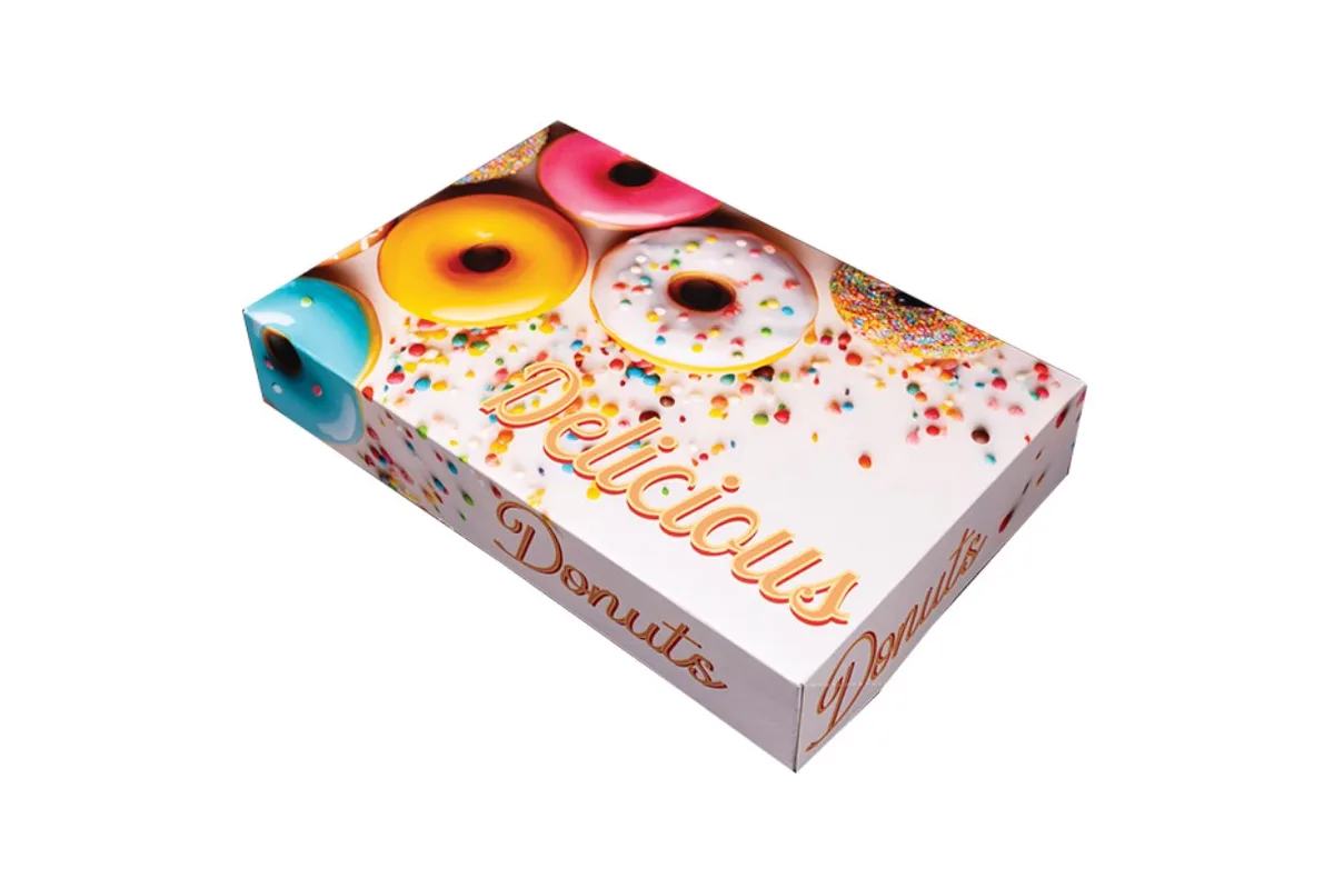 Caja para 1/2 Docena de Donas “Delicious”