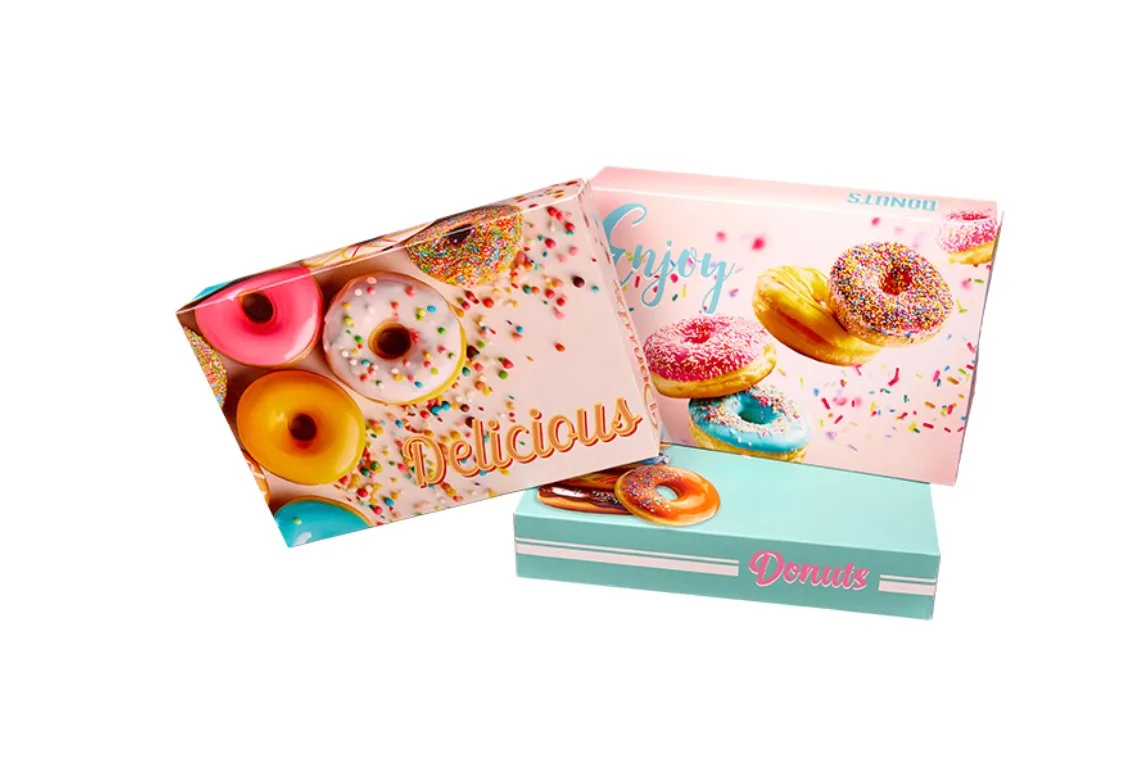 Caja para 1/2 Docena de Donas “Delicious”
