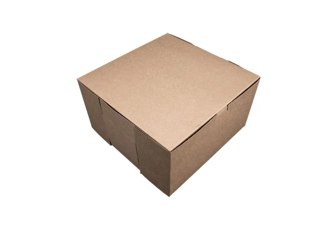 Caja Premium Kraft para Panadería 10X10X5"
