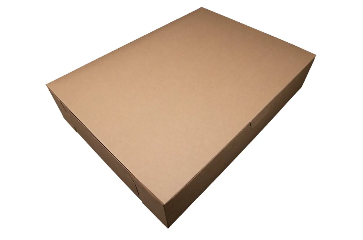 Caja Premium Kraft para Panadería 19X14X4"