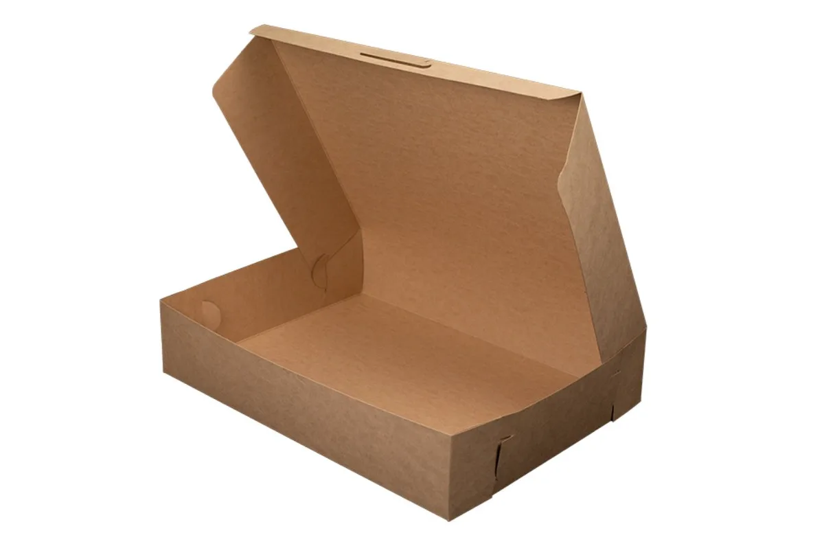 Caja Premium Kraft para Panadería 19X14X4"