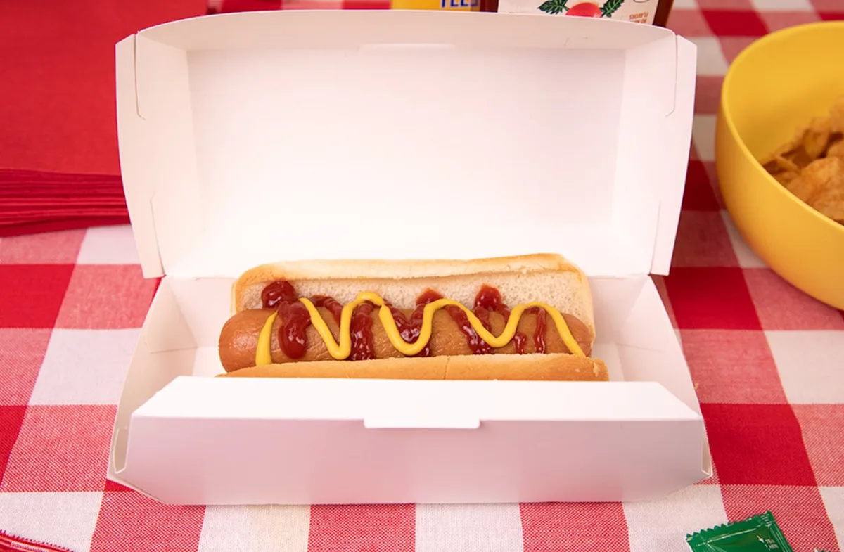 Contenedor Clamshell para Hot Dog