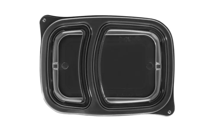 Contenedor 8" x 6" – 2 Divisiones con tapa ProToGo®