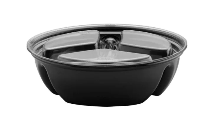 Contenedor 24 oz con 3 Divisiones con Tapa resq®